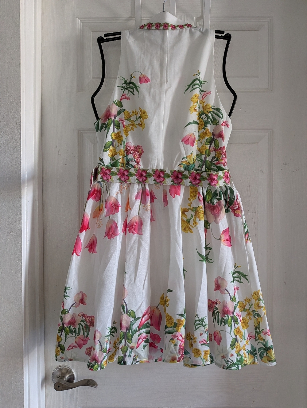 Commense Floral Print Belted Mini Dress - Picture 11 of 16